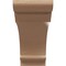 Ekena Millwork 5"W x 15"D x 10"H Classic Hughes Rough Cedar Woodgrain TimberThane Corbel, Primed Tan CORUR05X15X10HUGRCPR - alternate 3